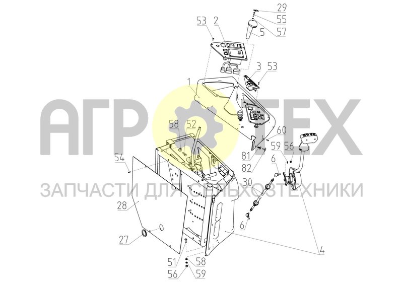 Пульт управления (1403.06.06.000Ф) (№6 на схеме)